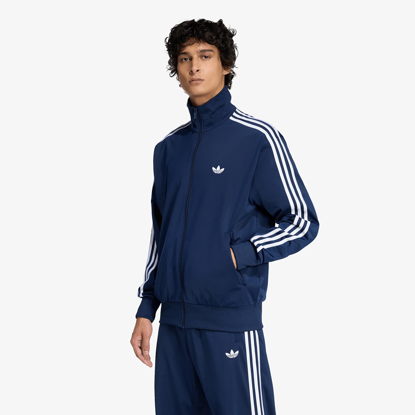 Felpe con cappuccio uomo adidas Firebird Track Top Night Indigo