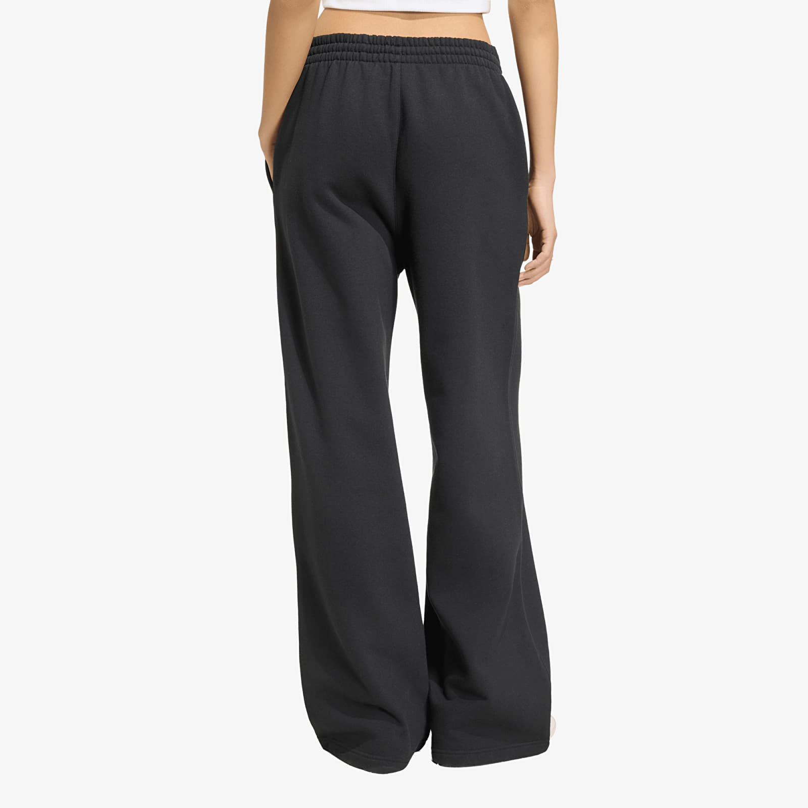 Women's Sweatpants adidas Essentials Wide Leg Fleece Pants Black