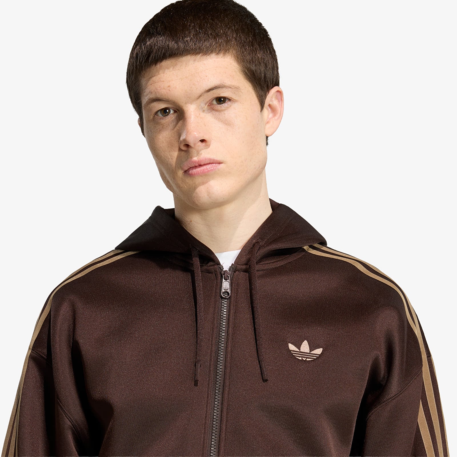 Мужские худи adidas Adicolor Spacer Oversized Hoodie Aurora Coffee