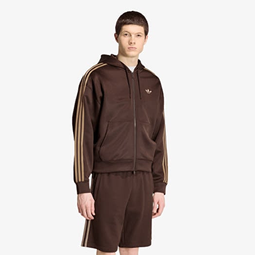 Sweatshirt adidas Adicolor Spacer Oversized Hoodie Aurora Coffee