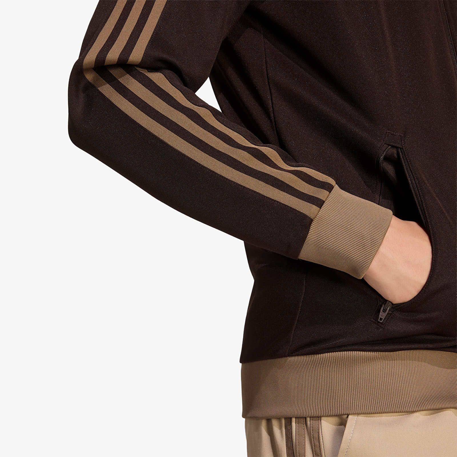 Sweats à capuche homme adidas Classic Track Top Aurora Coffee