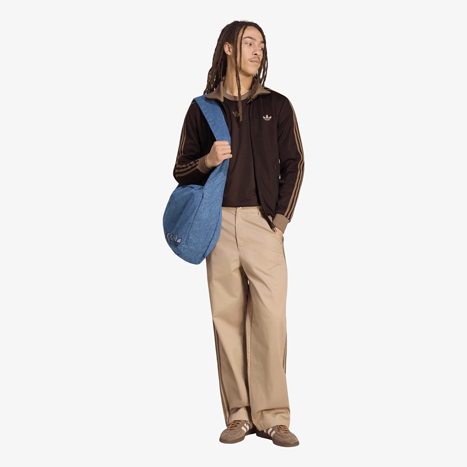 Sweats à capuche homme adidas Classic Track Top Aurora Coffee
