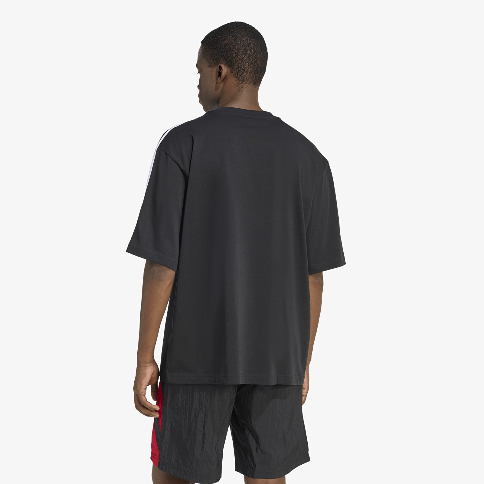 Moške majice  adidas Adicolor 3-Stripes Oversized T-Shirt Black