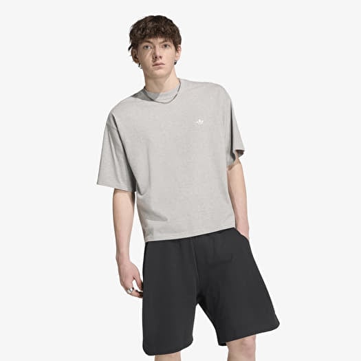 T-shirt adidas Trefoil Essentials Oversized T-shirt Medium Grey Heather