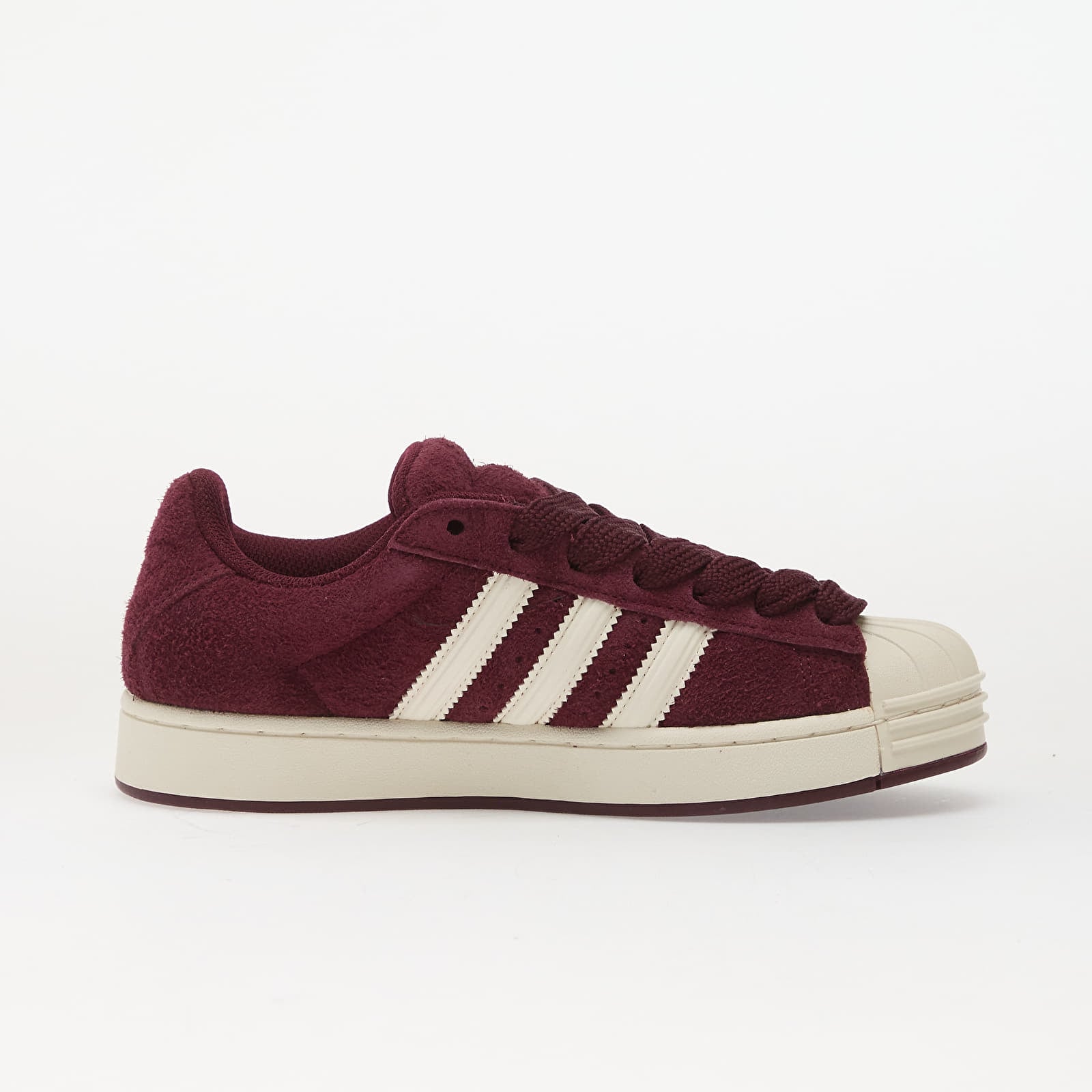 Joggesko og sko for kvinner adidas Superstar St Maroon/ Off White/ Off White