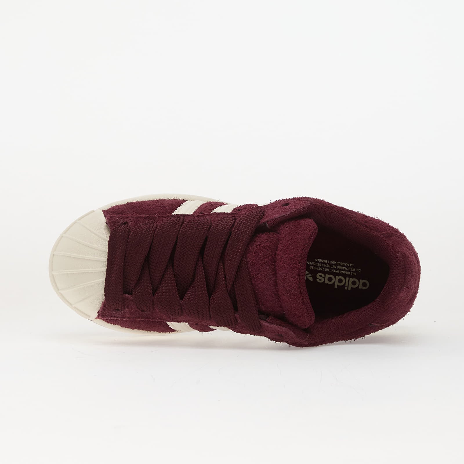 Joggesko og sko for kvinner adidas Superstar St Maroon/ Off White/ Off White