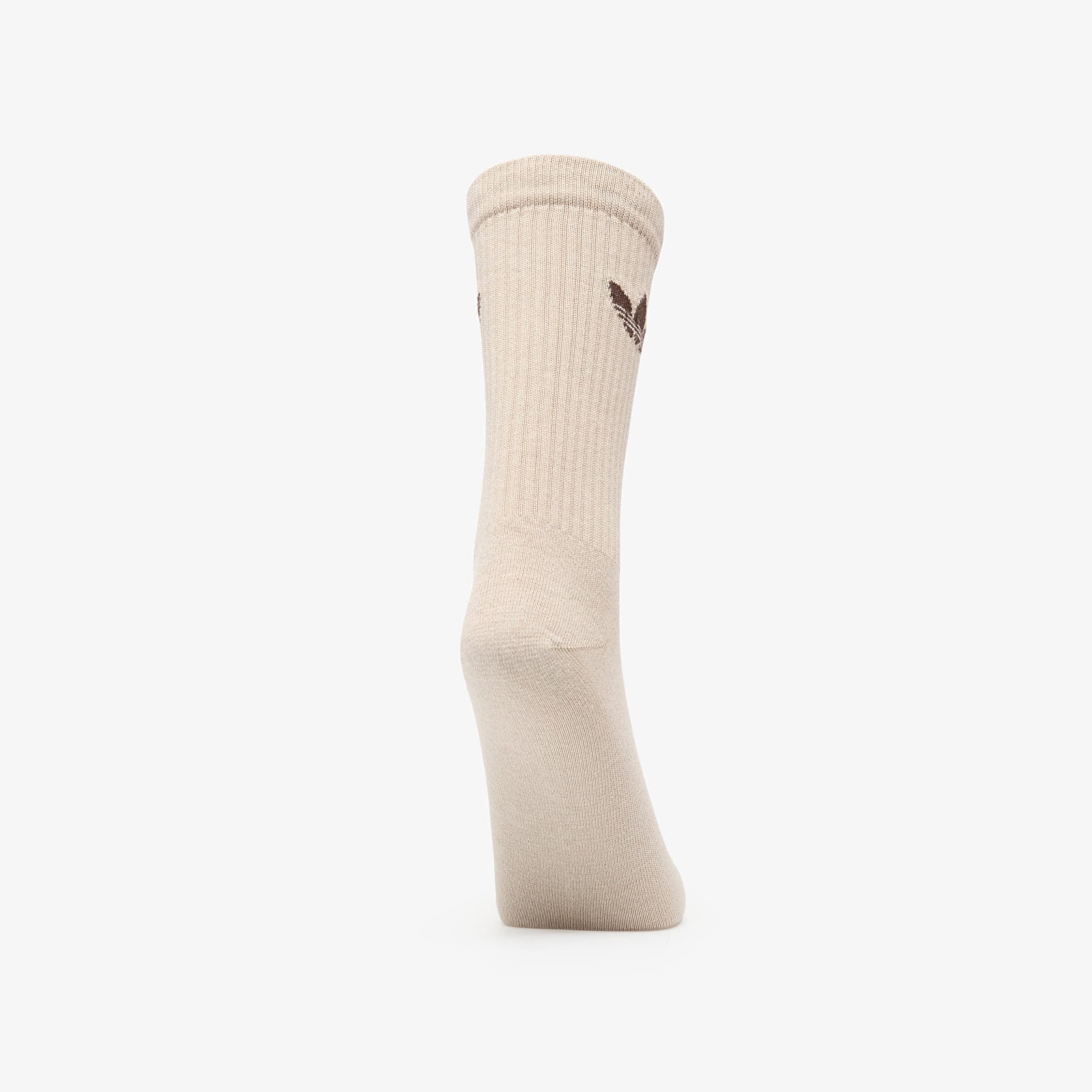 Men's socks adidas Tie Dye Crew Socks 3 Pairs Off White/ Wonder Beige/ Dark Brown