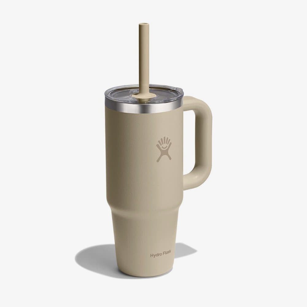 Cupe termice Hydro Flask 710 ml  Travel Tumbler Clear Lid Oat