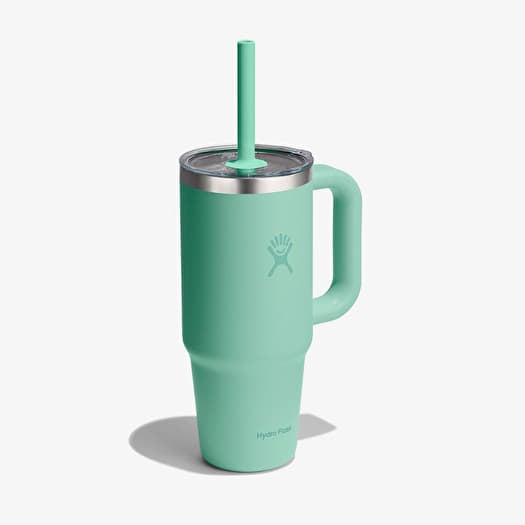 Hydro Flask 710 ml  Travel Tumbler Clear Lid Mermaid Green