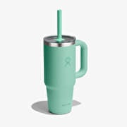 Hydro Flask 710 ml  Travel Tumbler Clear Lid Mermaid Green