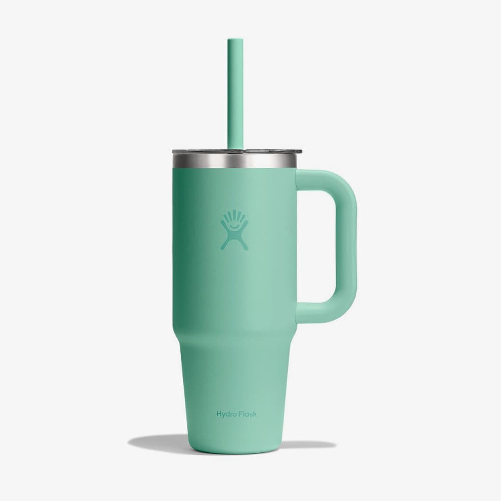 Thermobecher Hydro Flask 710 ml  Travel Tumbler Clear Lid Mermaid Green