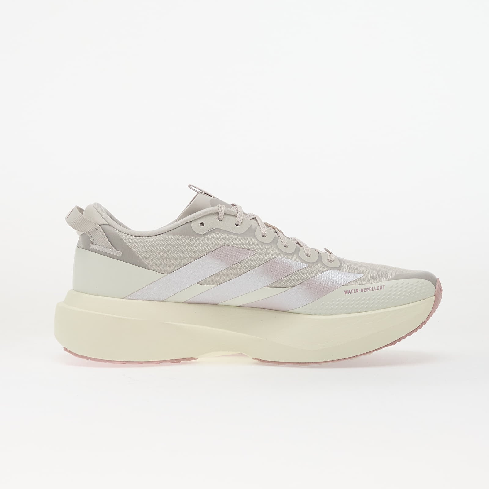 Naisten lenkkarit ja kengät adidas ADIZERO EVO SL Atr LIGHTSTRIKEPRO Running Grey One/ Ice Purple/ White Tint