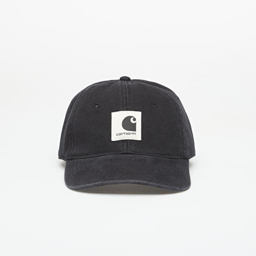 Mütze Carhartt WIP Canvas Cap Black Stone Washed