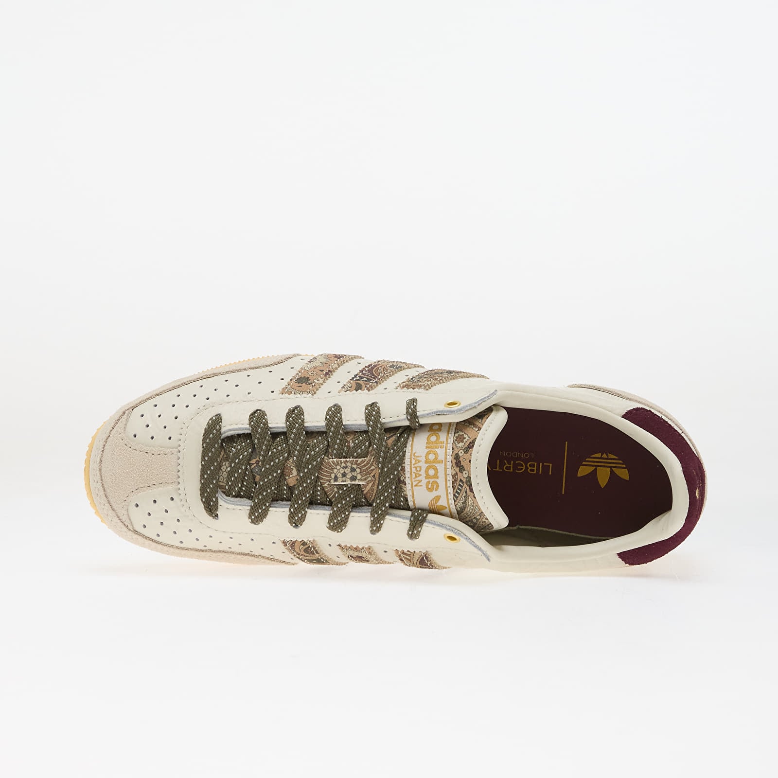 Sneakers und Schuhe für Frauen adidas Liberty London Japan Off White/ Maroon/ Olive Strata