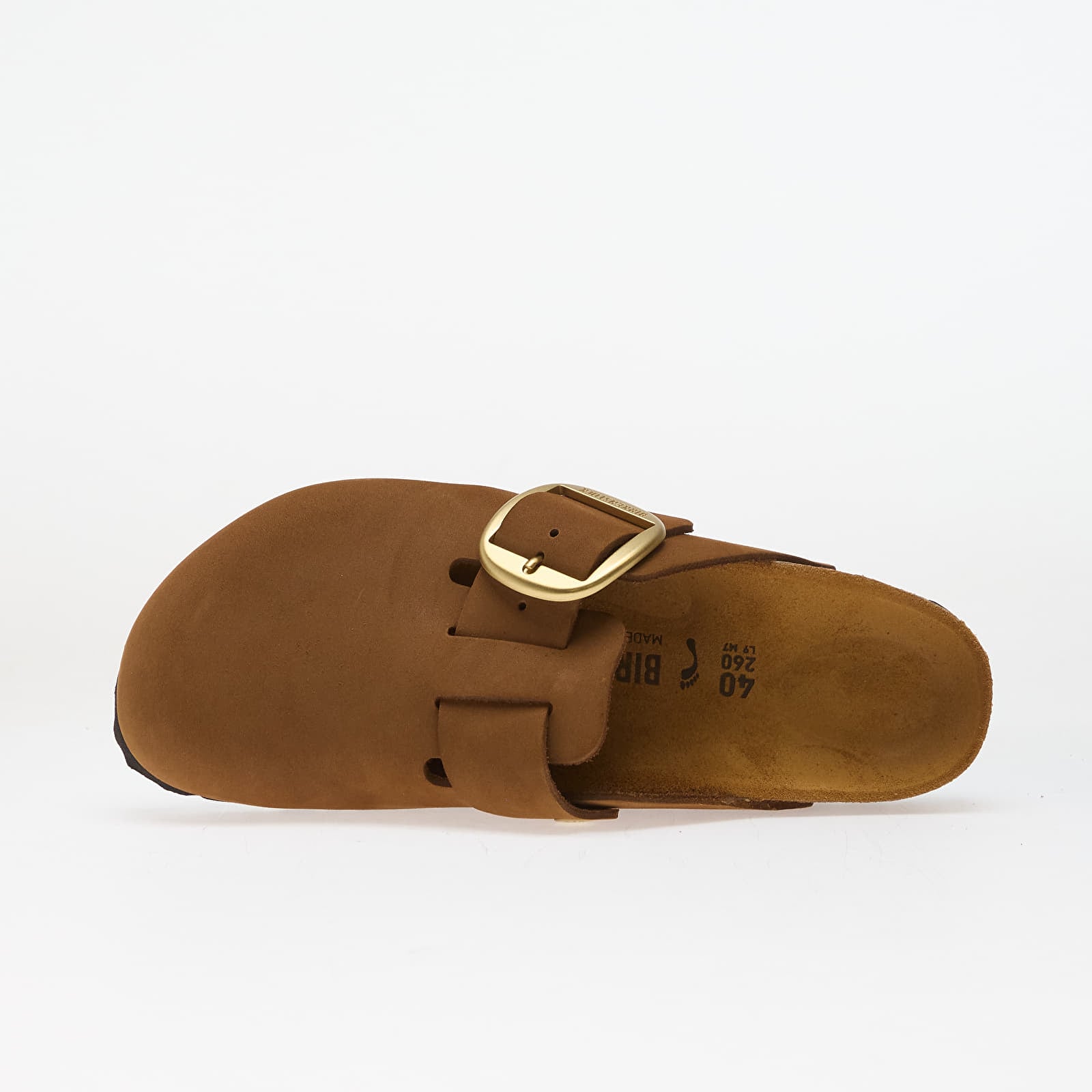 Naiste tossud ja kingad Birkenstock Boston Big Buckle LENB Mink Tonal FB
