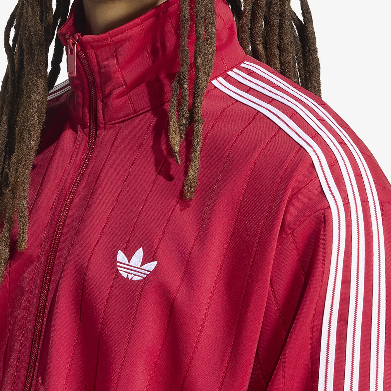 Herenjassen adidas Firebird Drop Needle Track Top Team Victory Red
