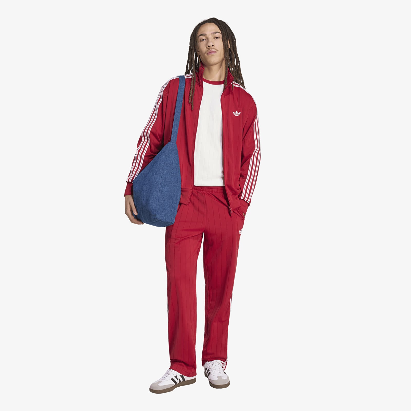 Herenjassen adidas Firebird Drop Needle Track Top Team Victory Red