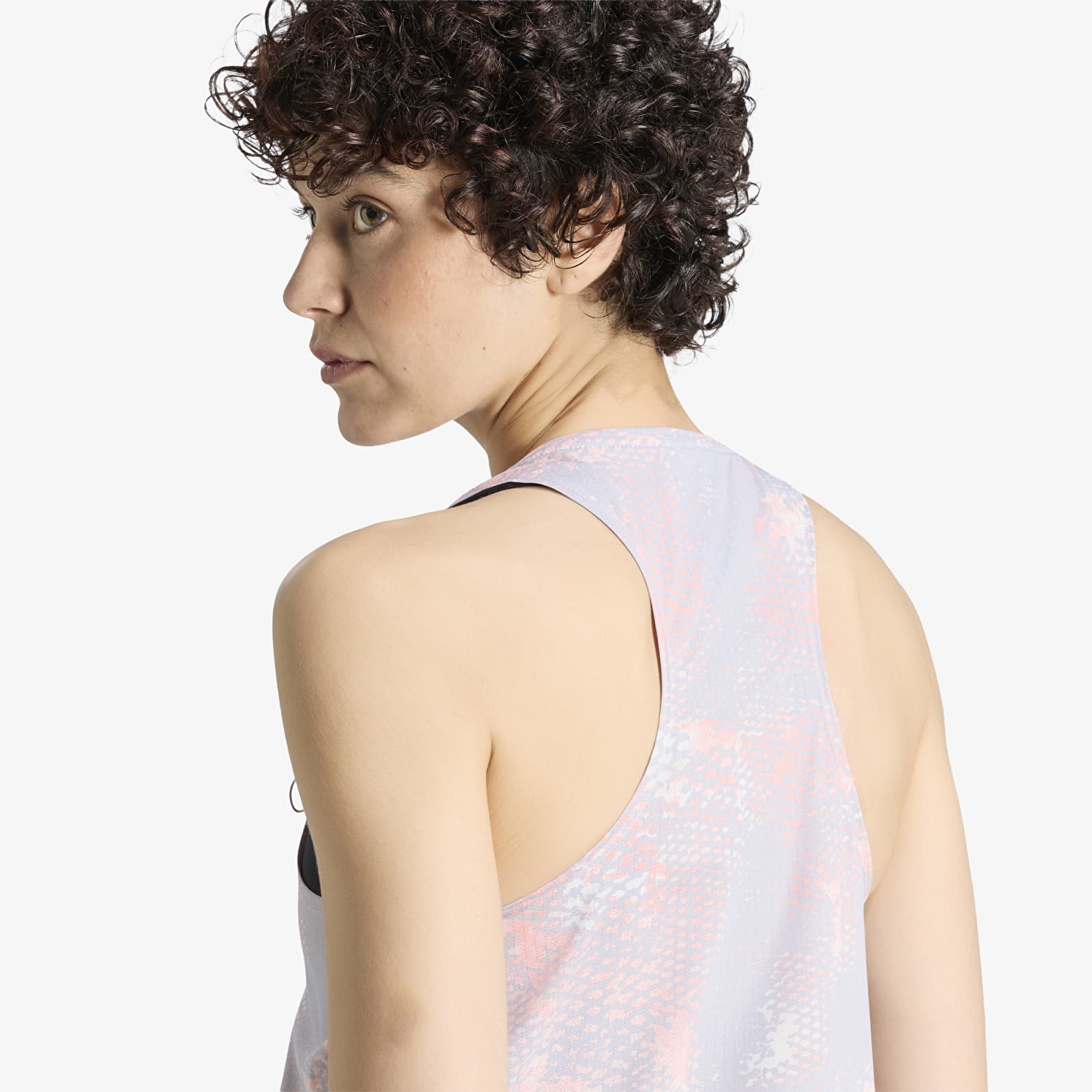 Дамски потници adidas Adi365 Running Animal Print Iconic Tank Grey One/ Semi Frozen Turbo/ Glory Grey