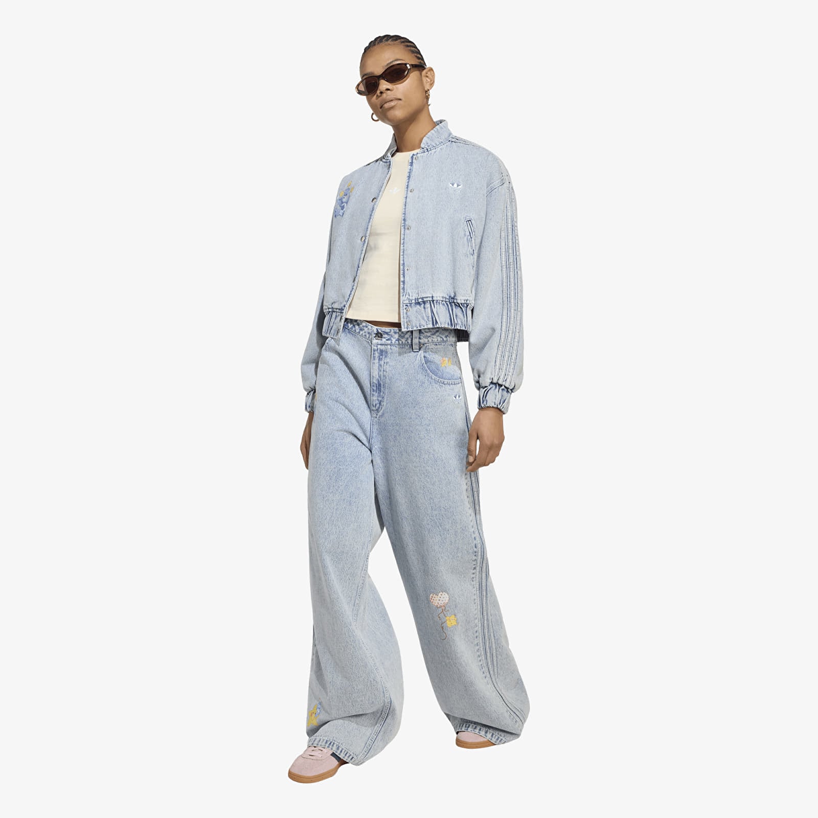 Bomber donna adidas x Care Bears Care Bear Bomber Jacket Clear Sky