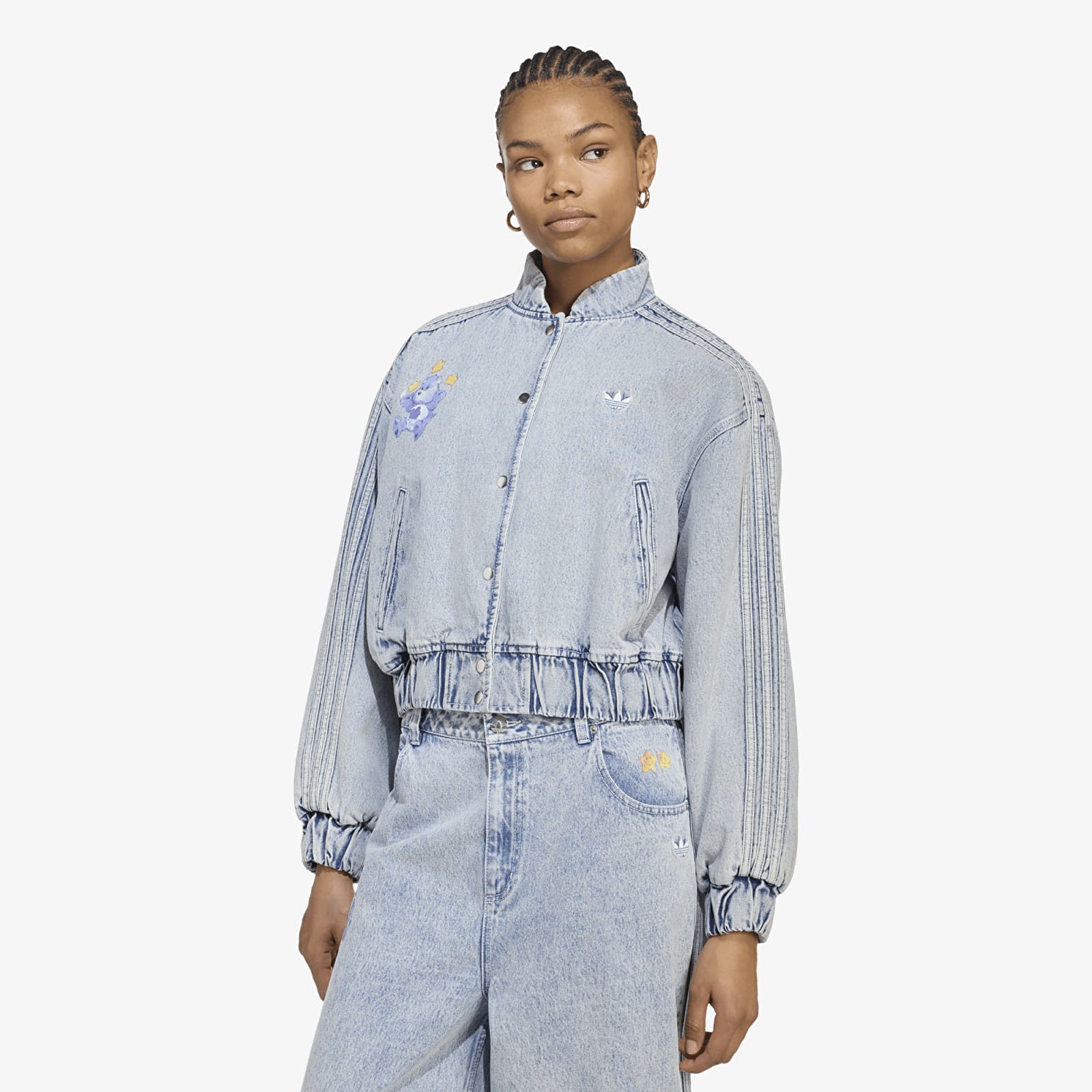 Bomber donna adidas x Care Bears Care Bear Bomber Jacket Clear Sky