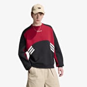 adidas Cutline Crewneck Sweatshirt Black/ Team Victory Red