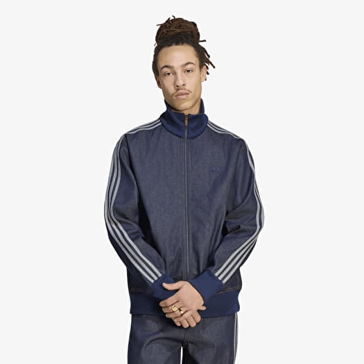 Giacca adidas Firebird Adicolor Raw Denim Track Top Jacket Indigo Denim