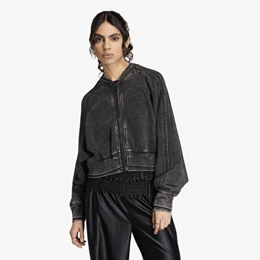 Sweatshirt adidas SST Double Layered Cropped Track Top Black