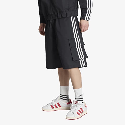 Šortky adidas Adicolor Cotton Twill Cargo Shorts Black