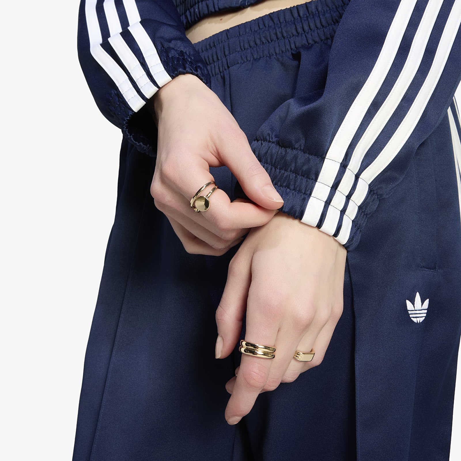 Moteriškos striukės adidas Satin Sst Jacket Night Indigo/ White