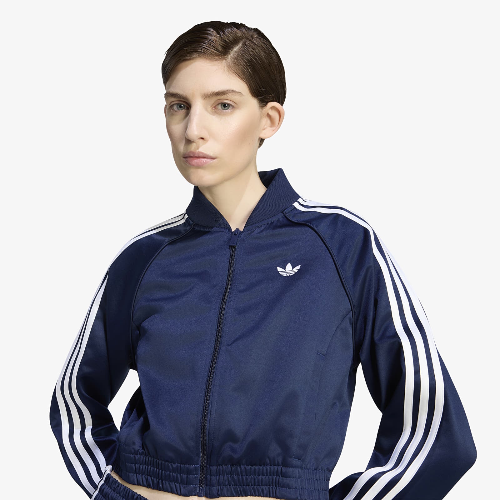 Moteriškos striukės adidas Satin Sst Jacket Night Indigo/ White