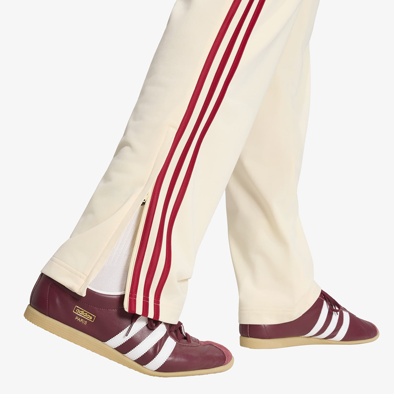 Broeken voor heren adidas Firebird Track Pants Warm Vanilla/ Team Victory Red
