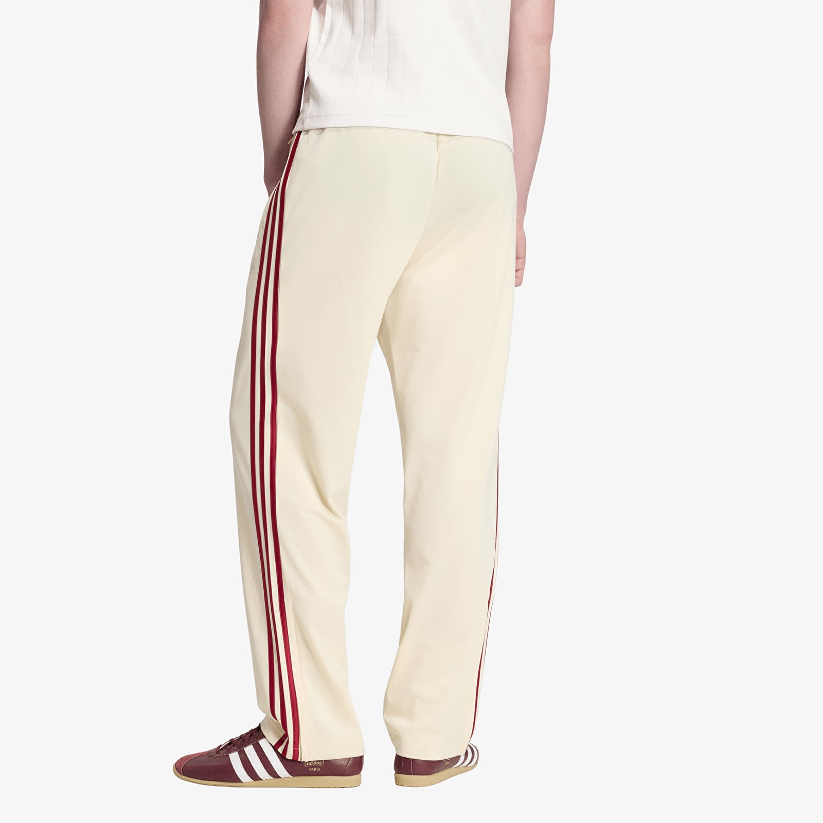 Broeken voor heren adidas Firebird Track Pants Warm Vanilla/ Team Victory Red