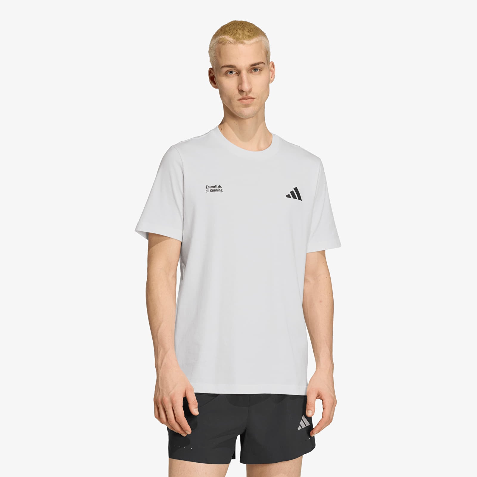 Men's T-shirts adidas Run Essentials Graphic T-Shirt White