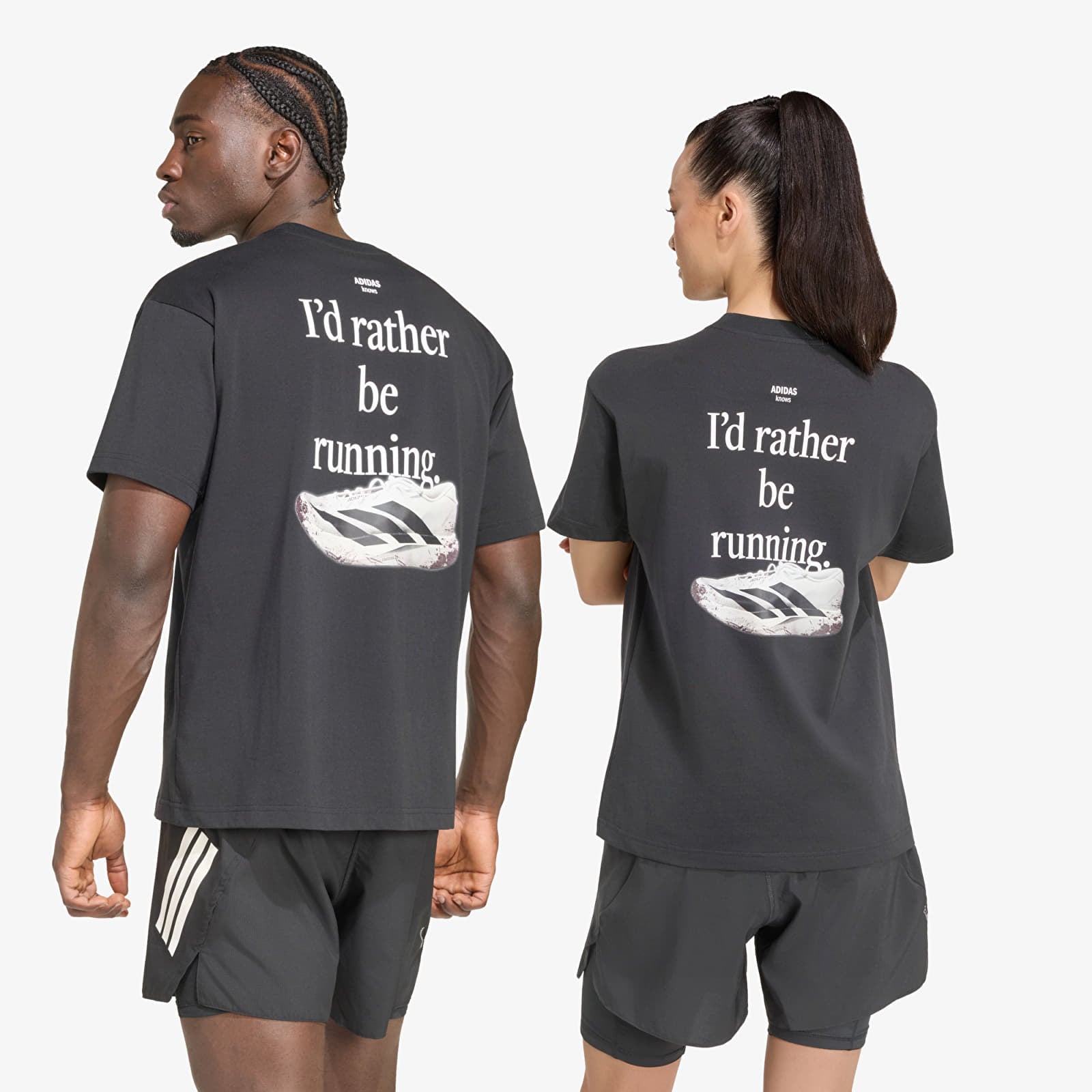 T-Shirts Männer adidas Running Category Graphic T-Shirt UNISEX Black