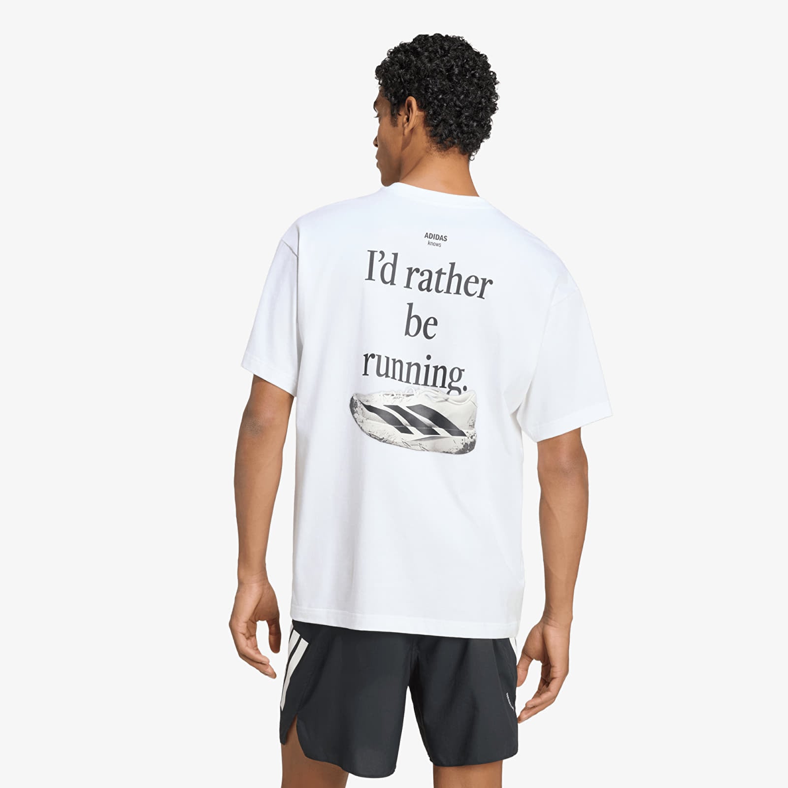 T-Shirts Männer adidas Running Category Graphic T-Shirt UNISEX White