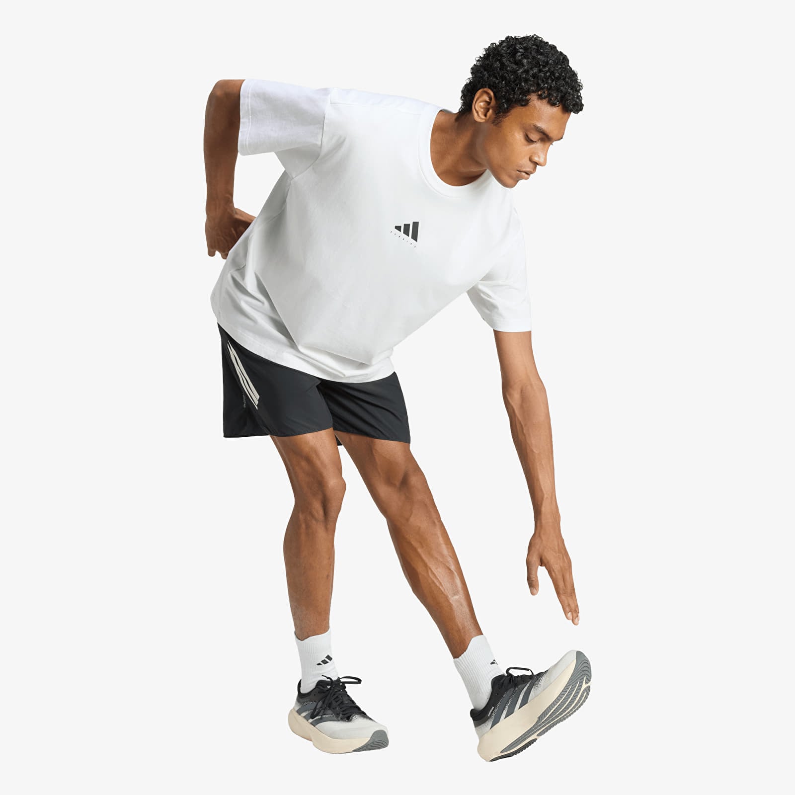 T-Shirts Männer adidas Running Category Graphic T-Shirt UNISEX White