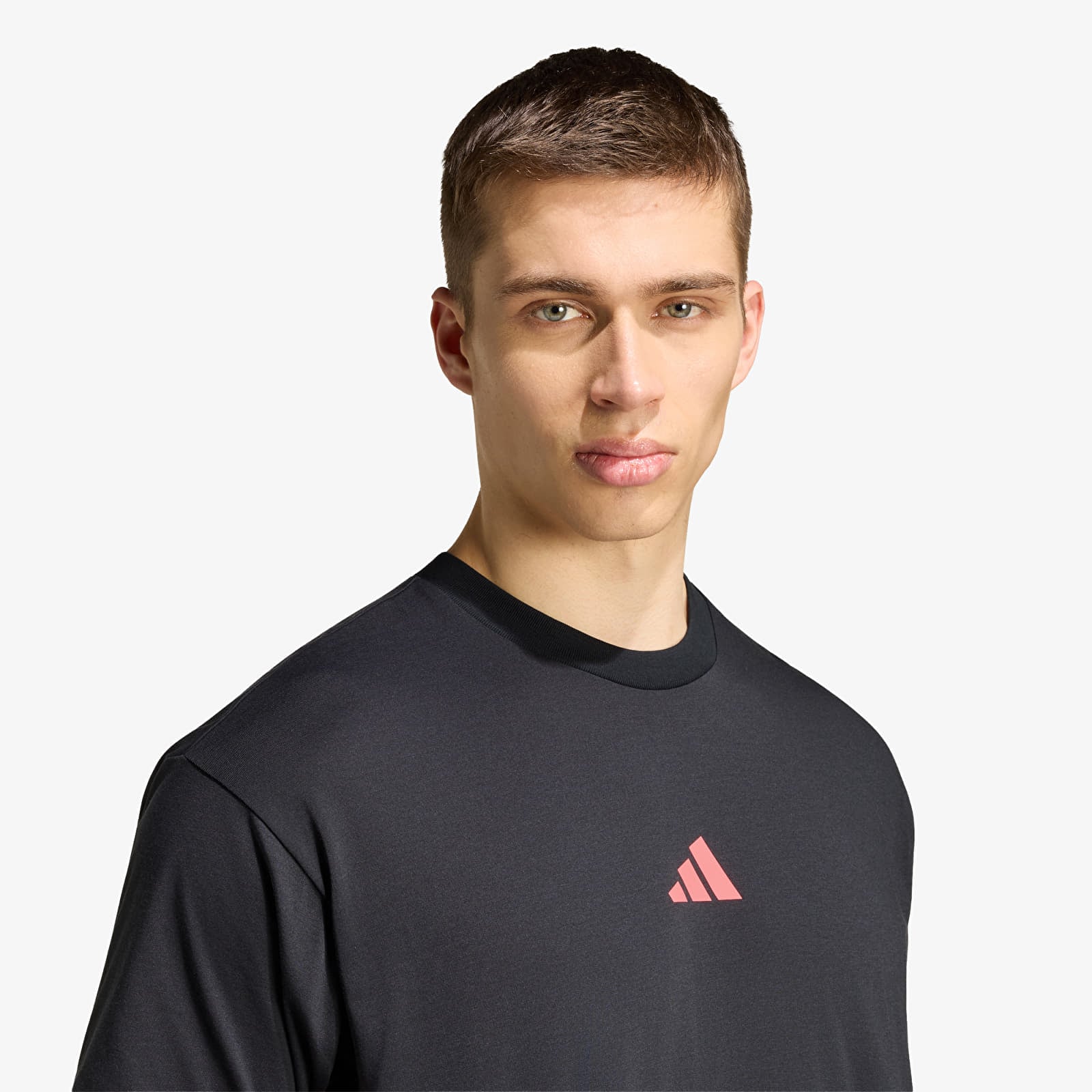 Pánske tričká adidas Running State Of Mind Graphic T-Shirt UNISEX Black/ Pure Turbo