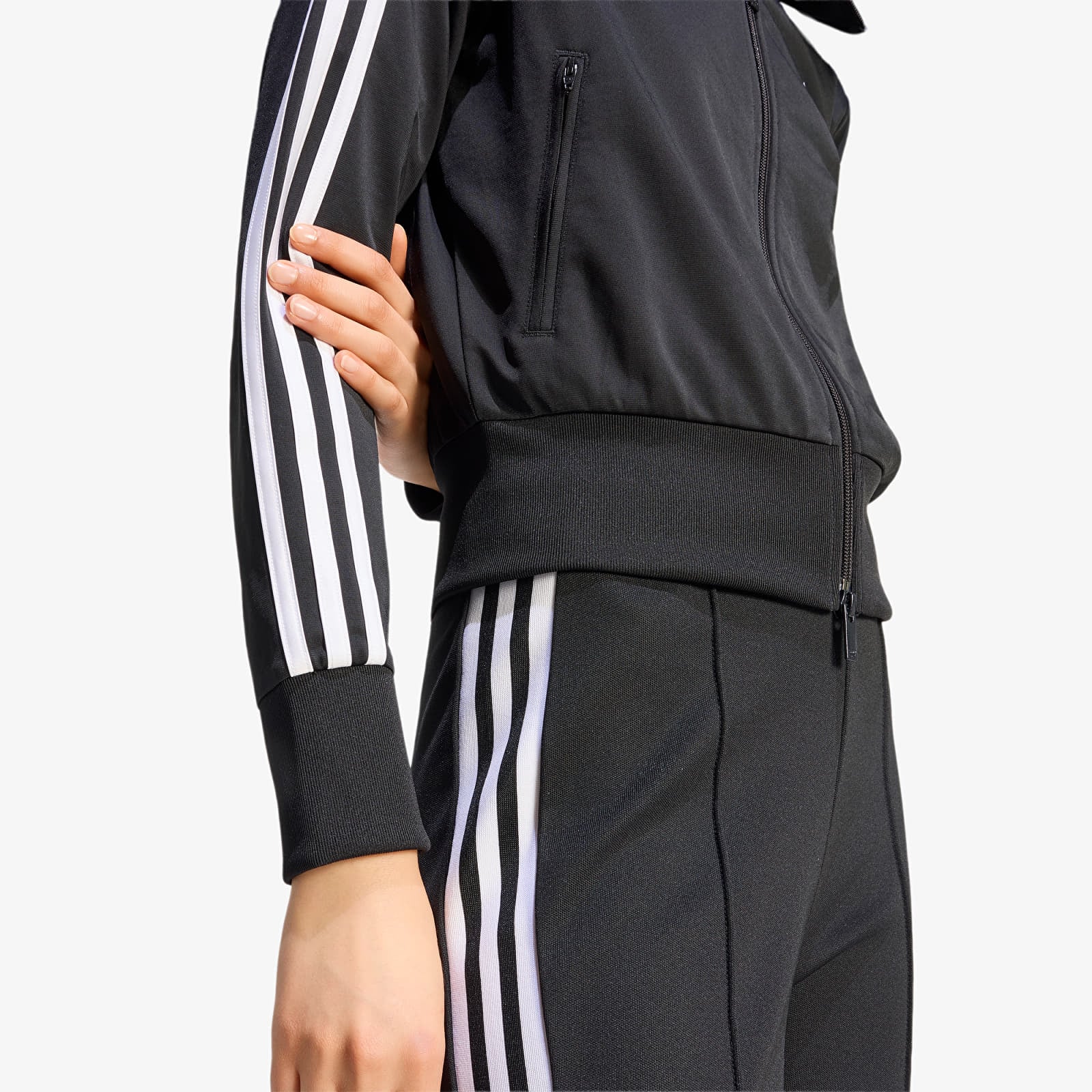 Γυναικεία σακάκια adidas Firebird Classic Track Jacket Black/ White
