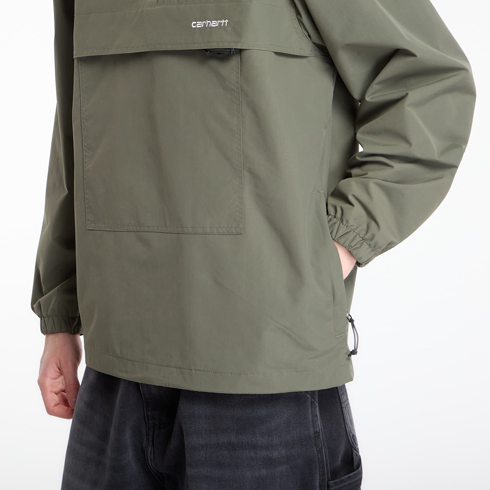 Herrenjacken Carhartt WIP Windbreaker Pullover UNISEX Leaf/ White