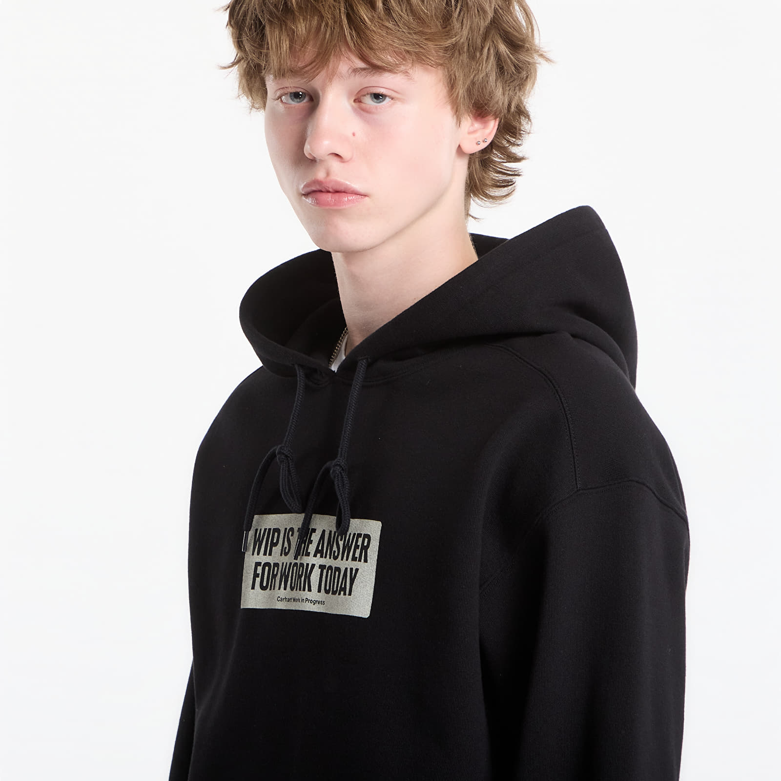 Herren-Sweatshirts Carhartt WIP Hooded Bumper Sticker Sweat UNISEX Black
