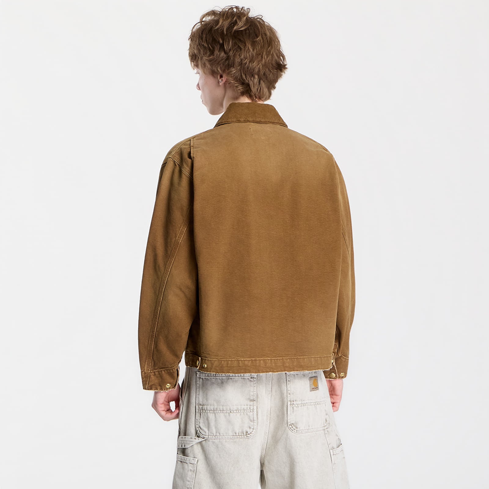 Herrenjacken Carhartt WIP OG Detroit Jacket UNISEX Hamilton Brown/ Hamilton Brown Destroy Wash