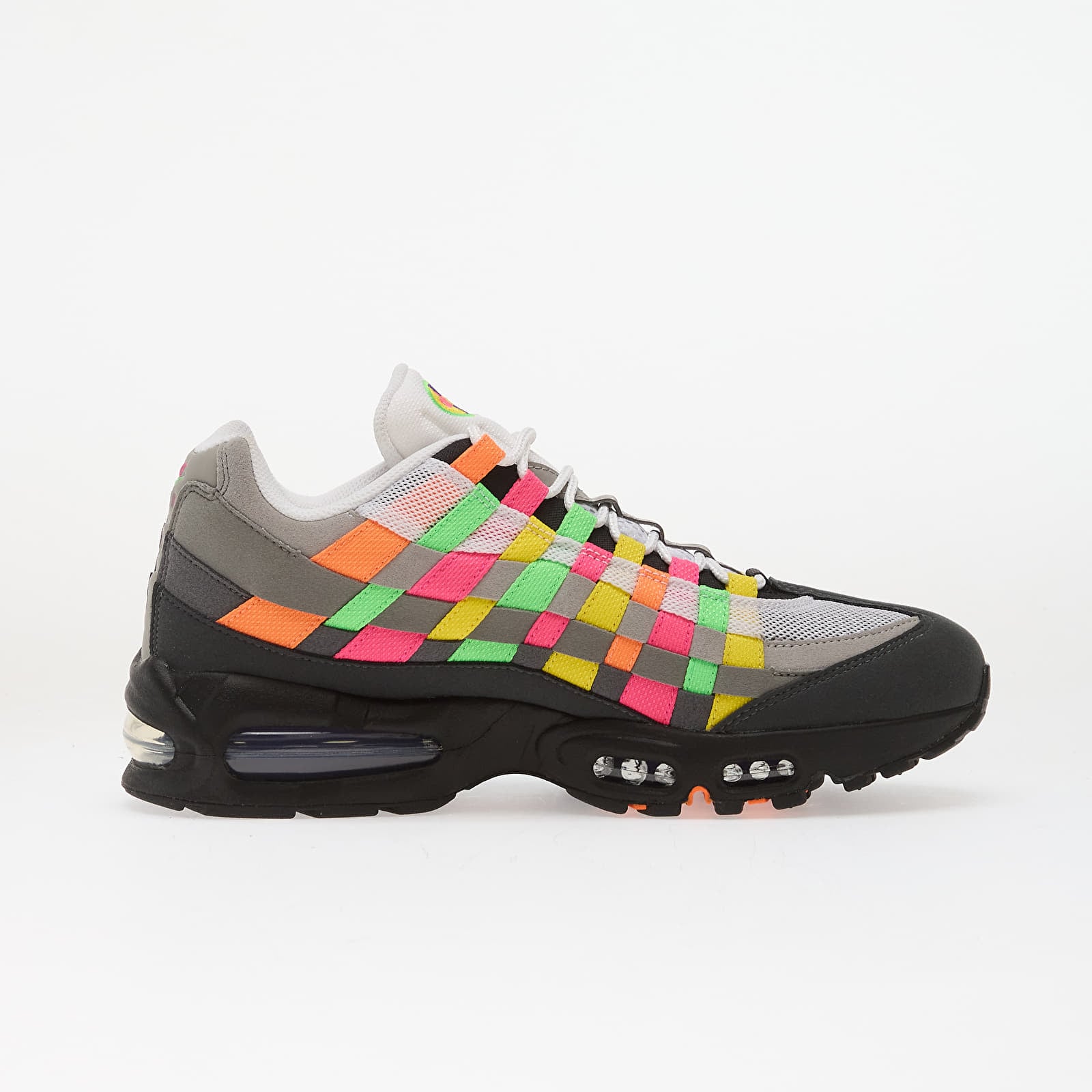 Turnschuhe und Schuhe für Männer Nike Air Max 95 Big Bubble Woven White/ Purple Dynasty-Pearl Grey