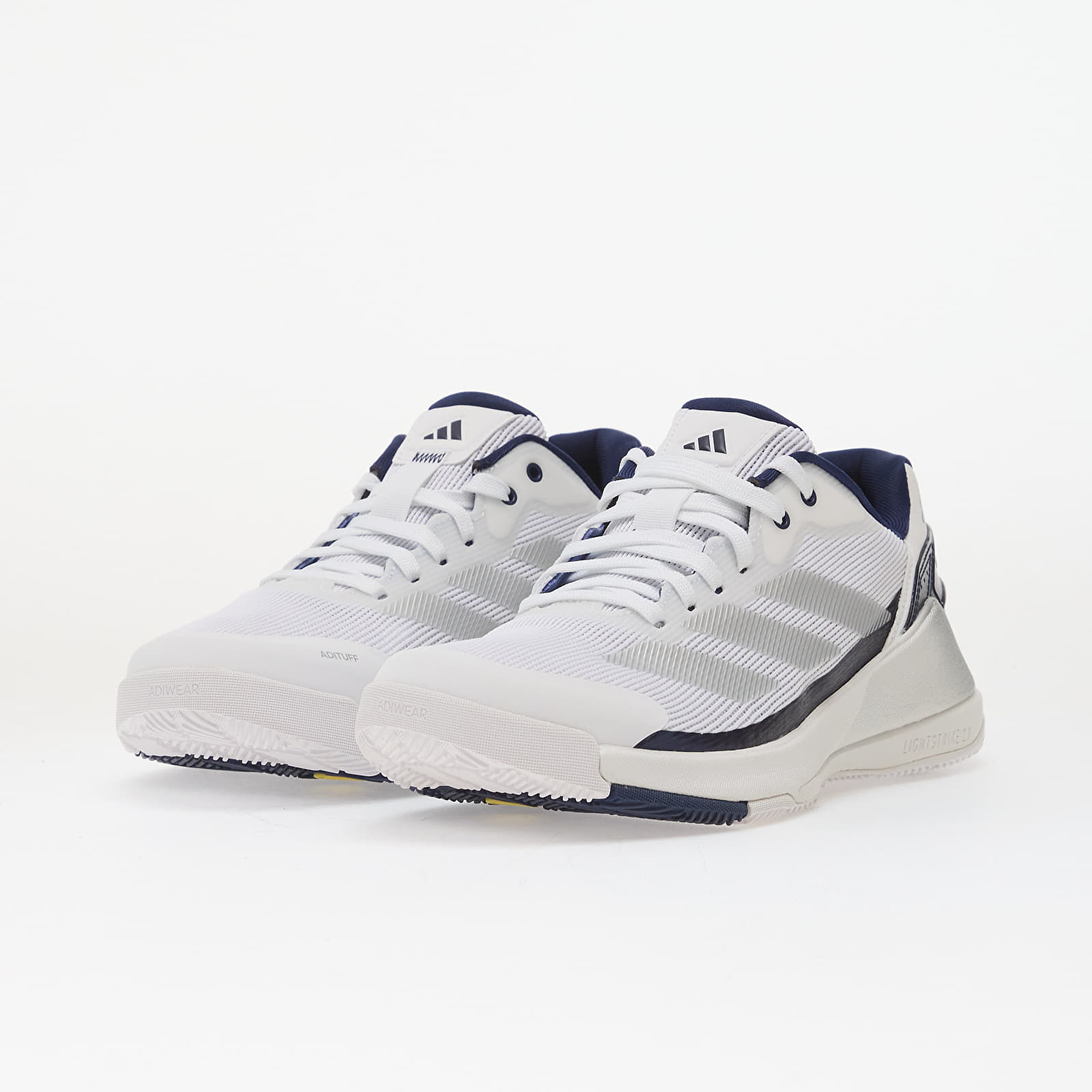 Pánské tenisky a boty adidas Crazyquick Padel Ftwr White/ Silver Met./ Dark Blue