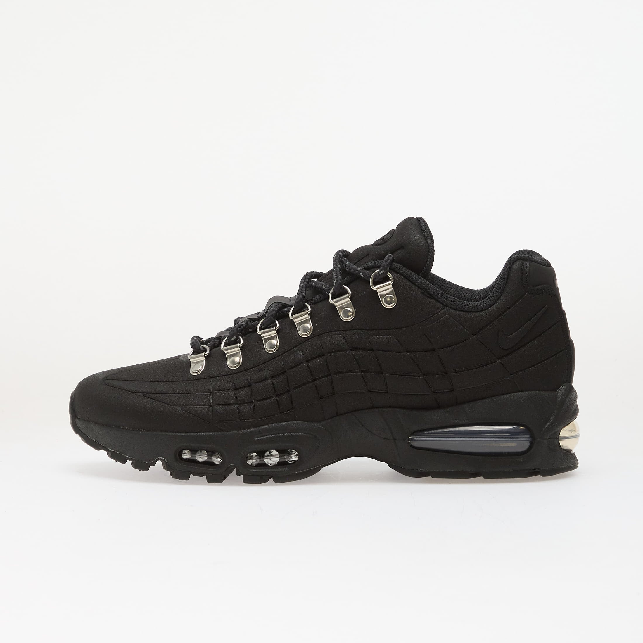Baskets Nike Air Max 95 Big Bubble I-95 Black Black-Off Noir-Metallic Silver EUR 47 190 €