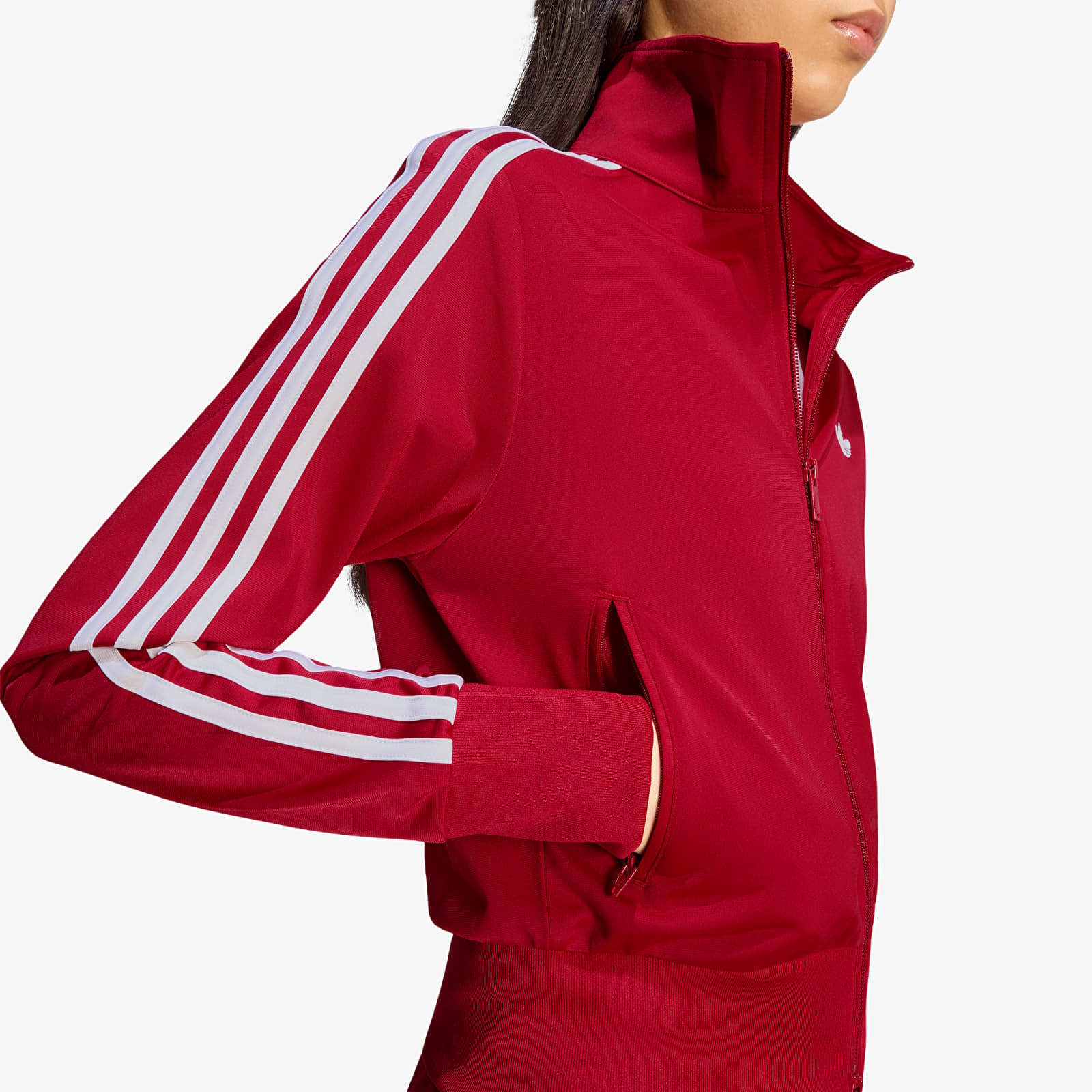 Dámské bundy adidas Firebird Classic Track Jacket Team Victory Red/ White