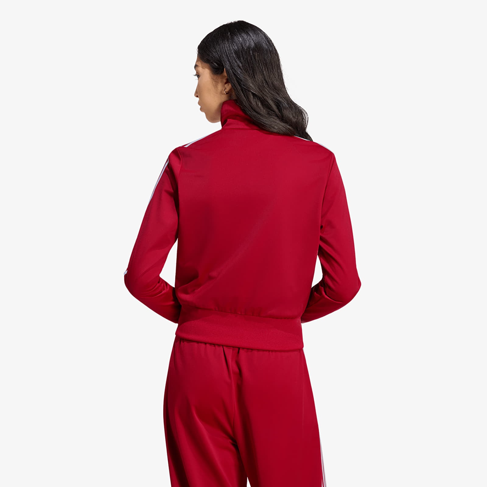 Dámské bundy adidas Firebird Classic Track Jacket Team Victory Red/ White