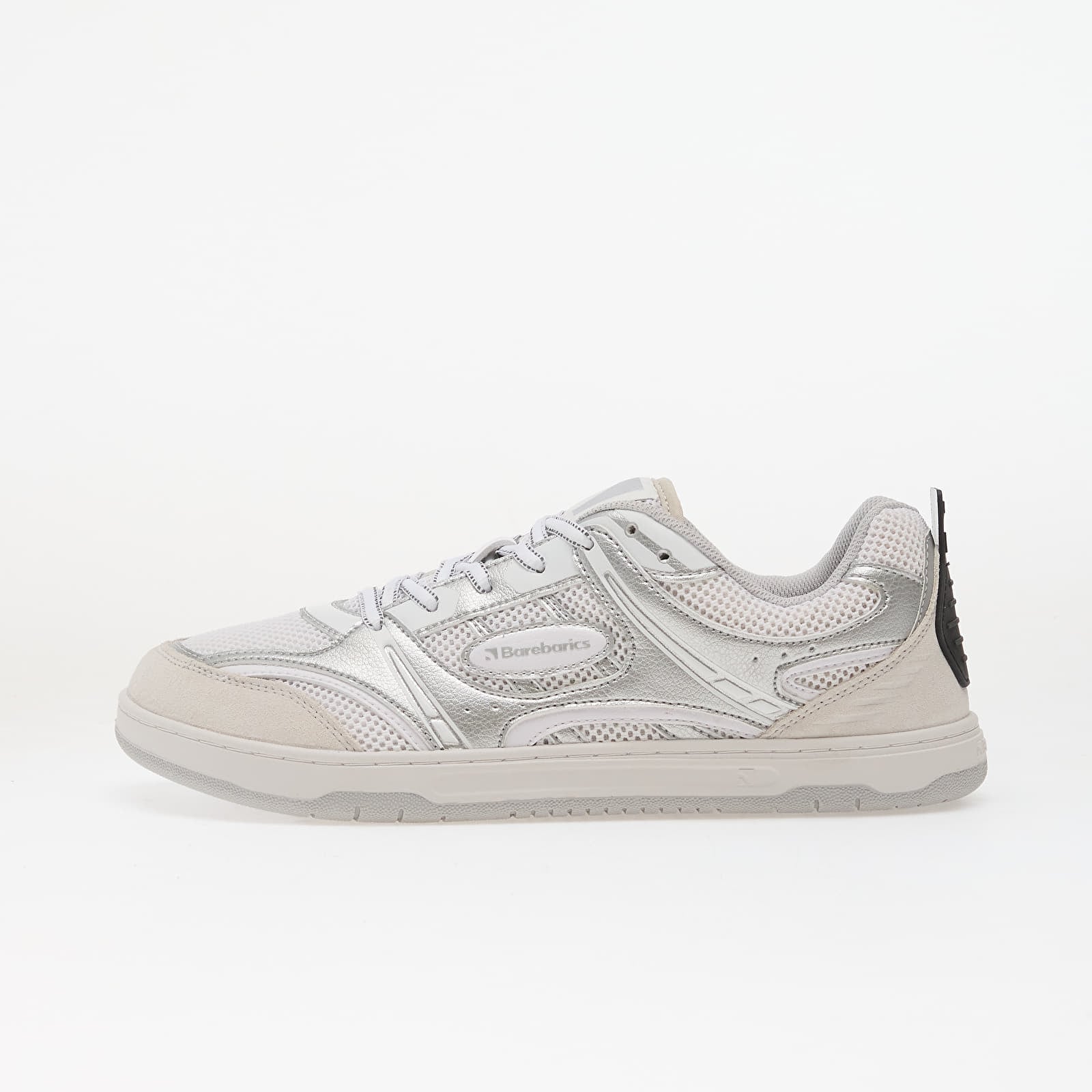 Men's sneakers and shoes Barebarics Dropsta Silver & White