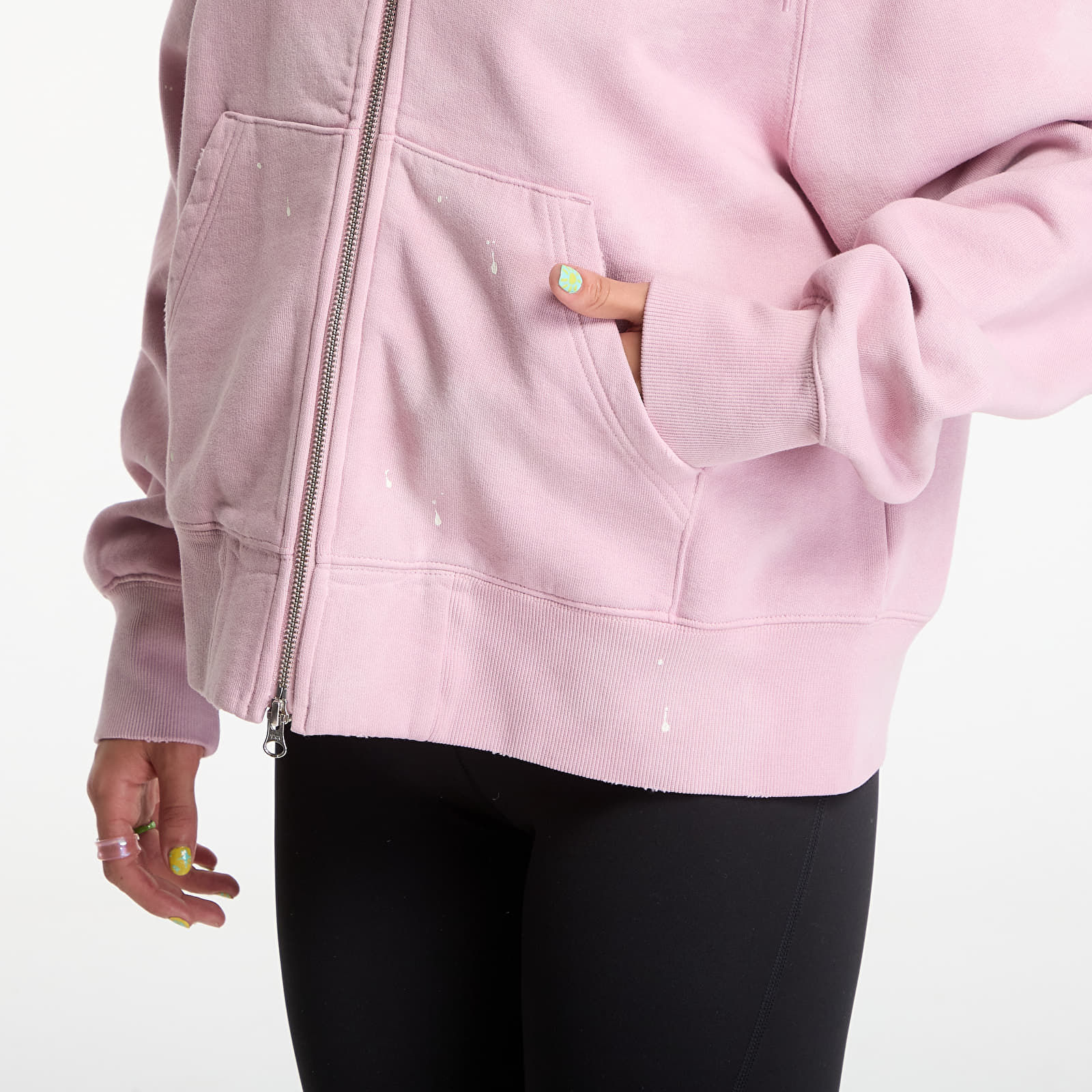 Sweatshirts til kvinder Carhartt WIP W' Hooded Painter Jacket Hortensia Destroy Wash, Splatter