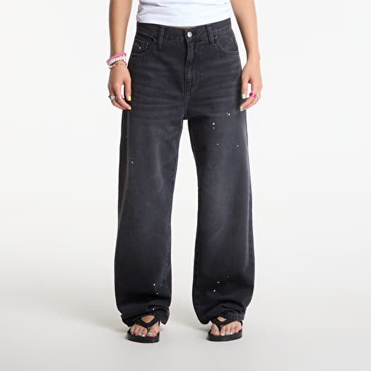 Jeans Carhartt WIP W' Arin Pant Black Destroy Wash, Splatter