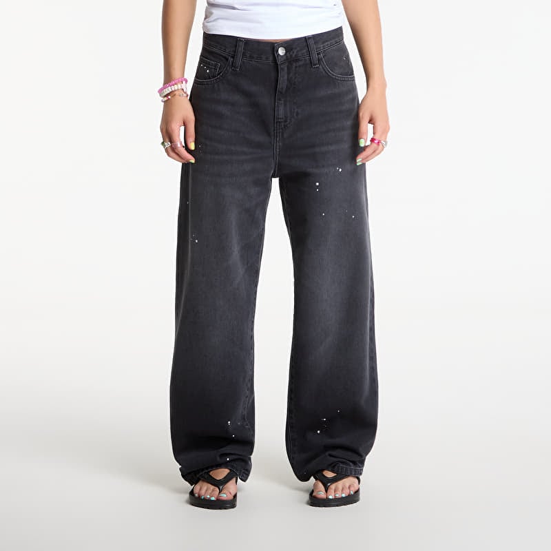 Jeans Carhartt WIP W' Arin Pant Black Destroy Wash, Splatter